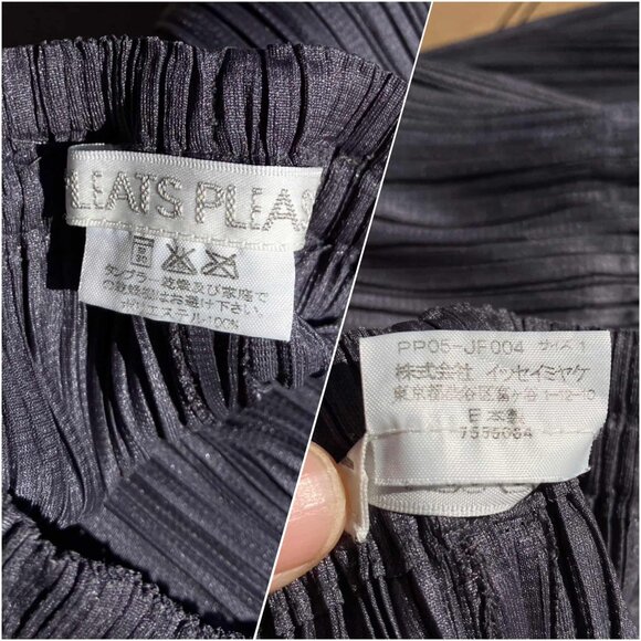 PLEATS PLEASE Issey Miyake Women's Gray Trousers Pants Pleated Size 1 M L - Picture 8 of 8
